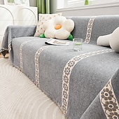cheap Sofa Blanket-Chenille Sofa Cover Couch Cover Sage Green Couch Protector  Sofa Blanket Sofa Throw Cover for Couches Washable Sectional Sofa Couch Covers for Dogs