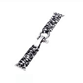 baratos Pulseiras de Apple Watch-1 pacote Corda trançada artesanal Compatível com Pulseira Apple Watch 38mm 40mm 41mm 42mm 44mm 45mm 49mm Entrançado Elástico Ajustável Tecido pulseira de substituição para iwatch Ultra 2 Series 9 8 7