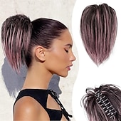 abordables Chignons-chignons Chignon Queue de cheval avec griffe Cheveux Synthétiques Pièce de cheveux Extension des cheveux Droit Soirée Usage quotidien Soirée &amp; Evénement A1 A2 A3