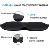 cheap Personal Care &amp; Health-1pc 3D Sleep Mask Blindfold Sleeping Aid Soft Memory Foam Eye Mask For Sleeping Travel Blockout Light Eye Cover