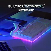 cheap Cables-USB A To TYPE-C Keyboard Cable Woven Material Handmade Coiled 5 Pin Aviator Connector Custom Make Single Sleeved PET Mechanical Keyboard Coiled 1.5 Meter Mini Micro Spiral Cable