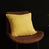 economico Tendenze cuscini-cuscini decorativi cuscini più belli velluto a coste tinta unita semplice senza anima strisce di mais fodera per cuscino fodera per cuscino multicolore