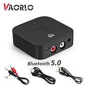 זול ערכת בלוטות&#039; לרכב/ללא ידיים-מקלט vaorlo nfc מתאם bluetooth 5.0 עם שקע aux 3.5 מ&quot;מ לרמקול הערכה לרכב ואוזניות מקלט אלחוטי סטריאו מוזיקת
