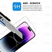 baratos Protetores de ecrã para iPhone-6pcs hd capa completa película de vidro protetora para iphone 15 15 plus 15 pro 15 pro max /14 14 plus 14 pro 14 pro max /iphone 13 13 pro 13 pro max / iphone 11 12 pro 12 pro max / iphone x / iphone