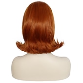 economico Parrucche storiche-Parrucca Ginger per Donne Parrucca Corto a Flip Anni '60 Parrucca Beehive Sintetica Costume di Carnevale Parrucche di Halloween