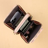 cheap Universal Phone Bags-Women&#039;s Korean version of mobile phone bag with large capacity wide shoulder strap crossbody bag fashionable zipper sturdy zero wallet mobile phone bag