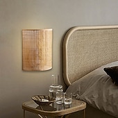 abordables Apliques de pared-Interior Vintage Estilo nórdico Lámparas de pared para interiores Dormitorio Habitación de Niños Gel de Sílice Luz de pared 110-120V 220-240V 7 W