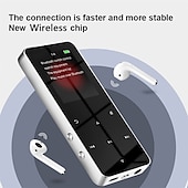 رخيصةأون مشغل MP3-Q8 مع مشغل MP3 بلوتوث 5.0 شاشة لمس كاملة 1.8 بوصة 4 جيجابايت 8 جيجابايت 16 جيجابايت 32 جيجابايت مشغل موسيقى MP4 مع مكبر صوت مدمج ومسجل راديو FM