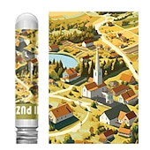 levne Skládačky-mini puzzle ze zkumavky pro dospělé 150 kusů papíru pohodlné dětské puzzle hračky design krajiny kreativita dárek k narozeninám