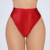 levne pole dancewear-Taneční kostýmy Exotické taneční oblečení tanec u tyče Spodní prádlo Čistá Barva Dámské Výkon Trénink Vysoký Polyester