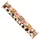 baratos Pulseiras de Apple Watch-Compatível com Pulseira Apple Watch 38mm 40mm 41mm 42mm 44mm 45mm 49mm Feminino Purpurina Couro PU Contas pulseira de substituição para iwatch Ultra 2 Series 9 8 7 SE 6 5 4 3 2 1