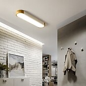 economico Lampade da soffitto-plafoniera a led fodera lampada da soffitto decorativa in legno 35/65cm pannello soggiorno camera da letto lampada 110-240v