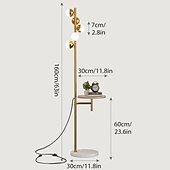 cheap Table&amp;Floor Lamp-Elegant LED Floor Lamp Nordic Loft Golden Metal Living Room Sofa Standing Lamp Hotel Bedroom Deco Lights Bedside Desk Lamp