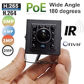 preiswerte IP-Kameras-HQCAM IP  Kamera 1080P HD 4K 8MP Mini Mit Kabel PoE Bewegungserkennung Fernzugriff Full HD Innen Unterstützung