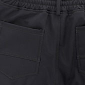 Недорогие Одежда из Softshell, флисовые и туристические куртки-Муж. Сохраняет тепло Водонепроницаемость Зима Осень Сплошной цвет Черный Военно-зеленный Серый Жакеты