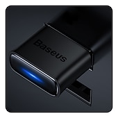 cheap Computer Peripherals-Baseus USB Bluetooth Adapter Dongle Adaptador Bluetooth 5.1 for PC Laptop Wireless Speaker Audio Receiver USB Transmitter