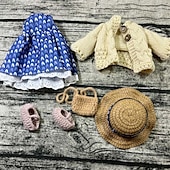 cheap Doll Clothing &amp; Accessories Sets-Waldorf Doll Change Clothes Material Bag Personality Set Waldorf Handmade Muppet Doll