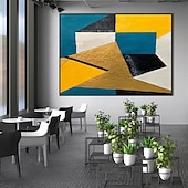 cheap Abstract Paintings-Handmade Hand Painted Extra Large Painting Black And white Painting Abstract Painting Oversized Abstract Painting Minimalist Art Wall Decor No Frame Unstretched