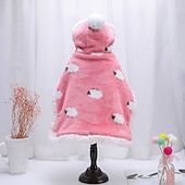 baratos Roupas e Acessórios para Cães-Cachorros Gatos Capa Moda Casual Inverno Prova-de-Água Quente Respirável Macio Lavável Casual / Diário Roupas para cães for Bichon Frise Pomerânia Animais de Pequeno Porte Borboleta Small