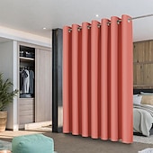 お買い得  ブラックアウトカーテン-遮光カーテン ドレープ ファームハウス ハトメ/アイレット カーテンパネル リビングルーム ベッドルーム 引き戸カーテン キッチン バルコニー 窓 トリートメント 断熱