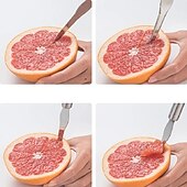 cheap Kitchen Utensils &amp; Gadgets-1pc Orange Peeler Tools Stainless Steel Citrus Peel Cutter Citrus Remover Easy Open Lemon Peeler Vegetable Slicer Fruit Tools Kitchen Gadgets
