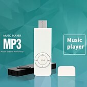 Недорогие МР3 плеер-Цифровой mp3-плеер, портативный USB-перезаряжаемый медиа-звук, mp3-музыкальный плеер со шнурком для студентов, подарки на день Святого Валентина