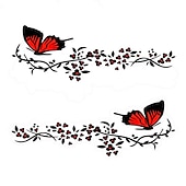 ieftine Autocolante de Mașină-Autocol Reflexiv Fluture Delysia King - Detasabil Rezistent la Apă Decal Decorative în Formă de Floare pentru Mașină