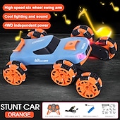 halpa rc-ajoneuvot-uusi iso kuusipyöräinen stunt-auto skip kääntövarren muodonmuutos maastoauto maastokiipeily pyörä poikalelu