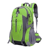 cheap Sports Bags-30 L Hiking Cycling Backpack Rucksack Rain Waterproof Wearable Lightweight Sweat-Wicking Outdoor Daypack Trekking Climbing Camping Sport Travel Backpacks Nylon Black Dark Green Orange