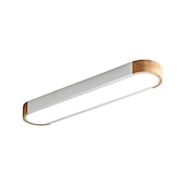 economico Lampade da soffitto-plafoniera a led fodera lampada da soffitto decorativa in legno 35/65cm pannello soggiorno camera da letto lampada 110-240v