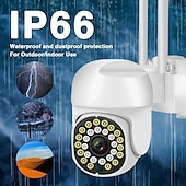 cheap Outdoor IP Network Cameras-Full HD 1080P WiFi IP Camera Wireless Speed Dome PTZ IP66 Waterproof CCTV IR Outdoor Indoor NetCam Monitoring Auto Tracking Full Color Night Vision Security Camera