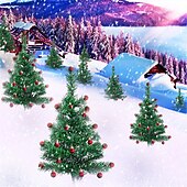 economico Luci di Natale-Set Di Luci Solari Per L&#039;albero Di Natale Decorazione Esterna Cortile Con Giardino Corridoio Luce Solare Per L&#039;albero Di Natale Del Prato Luce Per L&#039;atmosfera Della Festa Delle Feste