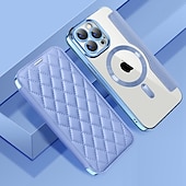 preiswerte Handyhülle für iPhone-Handyhülle für iPhone 16e Apple AirTag iPhone 16 iPhone 15 Pro Max Plus 14 13 12 11 Wallet Case mit Magsafe transparentem Kartensteckplatz Retro TPU PU-Leder