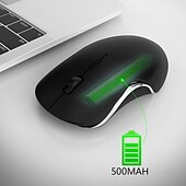 お買い得  マウス-ラップトップおよびノートブック PC 用のワイヤレス充電マウスで生産性を向上させます