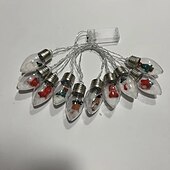 cheap Battery String Lights-Christmas Snow Globe String Lights For Wishing Bottle Garden Backyard Patio Wedding Party Indoor Outdoor Xmas Decorations, Powered By Battery Box(No Batteries)