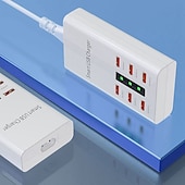 preiswerte USB-Hubs-USB 2.0 Naben 6 Häfen 6-in-1 USB-Hub mit RJ45 5 V / 2A Stromversorgung Für Tablet PC Smartphone