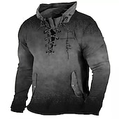 economico Felpe 3D da uomo-Per uomo Stampe astratte Croce Fede Felpe Felpa Maglione Manica lunga Felpa Colletto alla coreana Giornaliero Classico Informale Stampa 3D Per eventi Per uscire Abbigliamento di strada A cordoncino