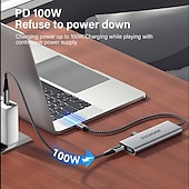 cheap USB Hubs-2023 NEW 8-in-1 USB Hub With Disk Storage Function USB Type-c to HDMI-Compatible Laptop Dock Station For Macbook Pro Air M1 M2
