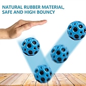 billige Originale leker-3 stk astro hoppeballer, romtema gummi hoppende baller for barn space ball super høy sprett space ball pop sprett ball som brukes av idrettsutøvere som en sports treningsball en flott sanseball