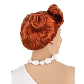 preiswerte Filmcharakter Perücken-Die Flintstones Frauen Wilma Flintstone Kostüm Perücke Halloween Cosplay Party Perücken