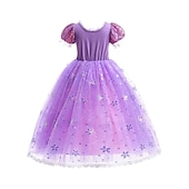 economico Costumi per bambine-Fiaba Principessa Sofia Abito da damigella Costume per festa a tema Abiti in tulle Cosplay for Ragazze Bambini Carnevale Mascherata Matrimonio Ospite di nozze