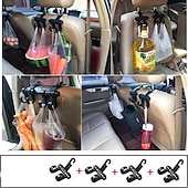 cheap Car Organizers-Universal Car Seat Back Storage Hook Sundries Hanger Bag Holder Multifunction Car Hooks Vehicle Storage Organizer
