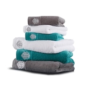 abordables Les serviettes-ensemble de serviettes en coton trois pièces, cadeau d&#039;entreprise, serviette de bain, usage hôtelier
