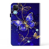 cheap iPad case-Tablet Case Cover For Apple 12.9 11 9.7 ipad 9th 8th 7th Generation 10.2 inch iPad mini 6th 8.3&quot; iPad mini 5th 4th 3rd 2nd 1st 7.9&#039;&#039; with Stand Holder Flip Card Holder Graphic Butterfly TPU PU Leather