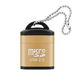 cheap Computer &amp; Office-Mini TF Card Reader Lanyard Card Reader Plug And PlayApplicable To Computer Car Audio And Other USB Interface Equipment For Windows Mac OS Linux