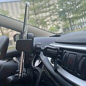 abordables Support de téléphone de voiture-Support de téléphone de voiture universel amélioré : rotation à 360°, serrage automatique, support mains libres pour tous les smartphones
