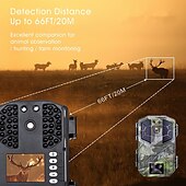 cheap Outdoor IP Network Cameras-Hunting Camera 4K/1080P 2-inch Display 118.11inch Pixels Outdoor Camera IP66 Waterproof Night Vision Camera Include 32G SD Card Supports Wifi Connection To Mobile Phone (Battery Not Included)