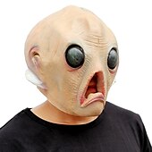 levne Masky-Maska Halloween rekvizity Dospělé Pánské Dámské Legrační Strašidelný kostým předvečer Všech svatých Karneval Mardi Gras Jednoduchý karnevalový kostým