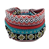 abordables Accessoires de coiffure-Bandes de cheveux pour femmes, motifs imprimés africains, large bord, nouage élastique, bandeaux de sport, de yoga, couvre-chef pour femmes, accessoires pour cheveux