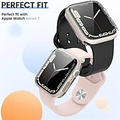 Χαμηλού Κόστους Smartwatch Θήκη-Συμβατό με Apple Watch Series 8 7 45mm / Series 8 7 41mm / Series 6 5 4 SE 44mm / Series 6 5 4 SE 40mm / Series 3 2 1 42mm All Around Protective Ανθεκτική σε πτώσεις TPU Παρακολουθήστε Κάλυμμα